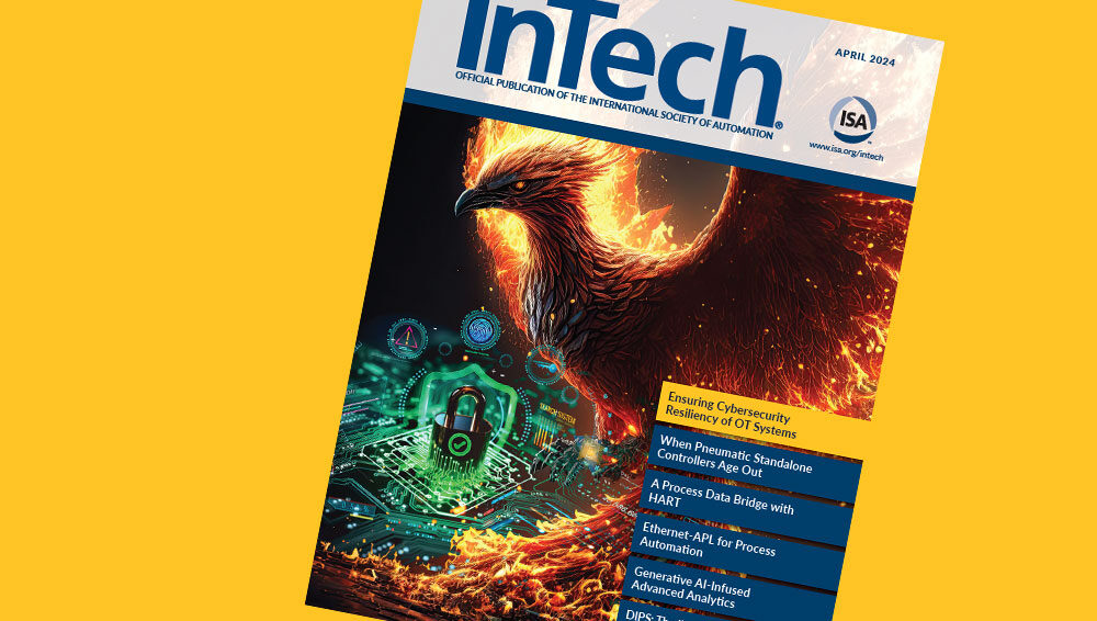 April magazine cover of Intech